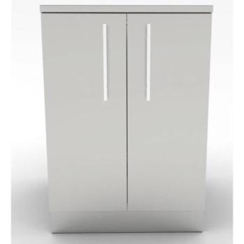 Sunstone Grills 24 Inch 304 Stainless Steel Full Height Double Door Base Cabinet SBC24FDD350