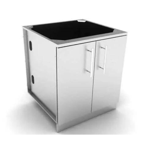 Sunstone Grills 30 Inch 304 Stainless Steel Full Height Double Door Base Cabinet