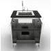 Sunstone Grills 30 Inch 304 Stainless Steel Full Height Double Door Base Cabinet