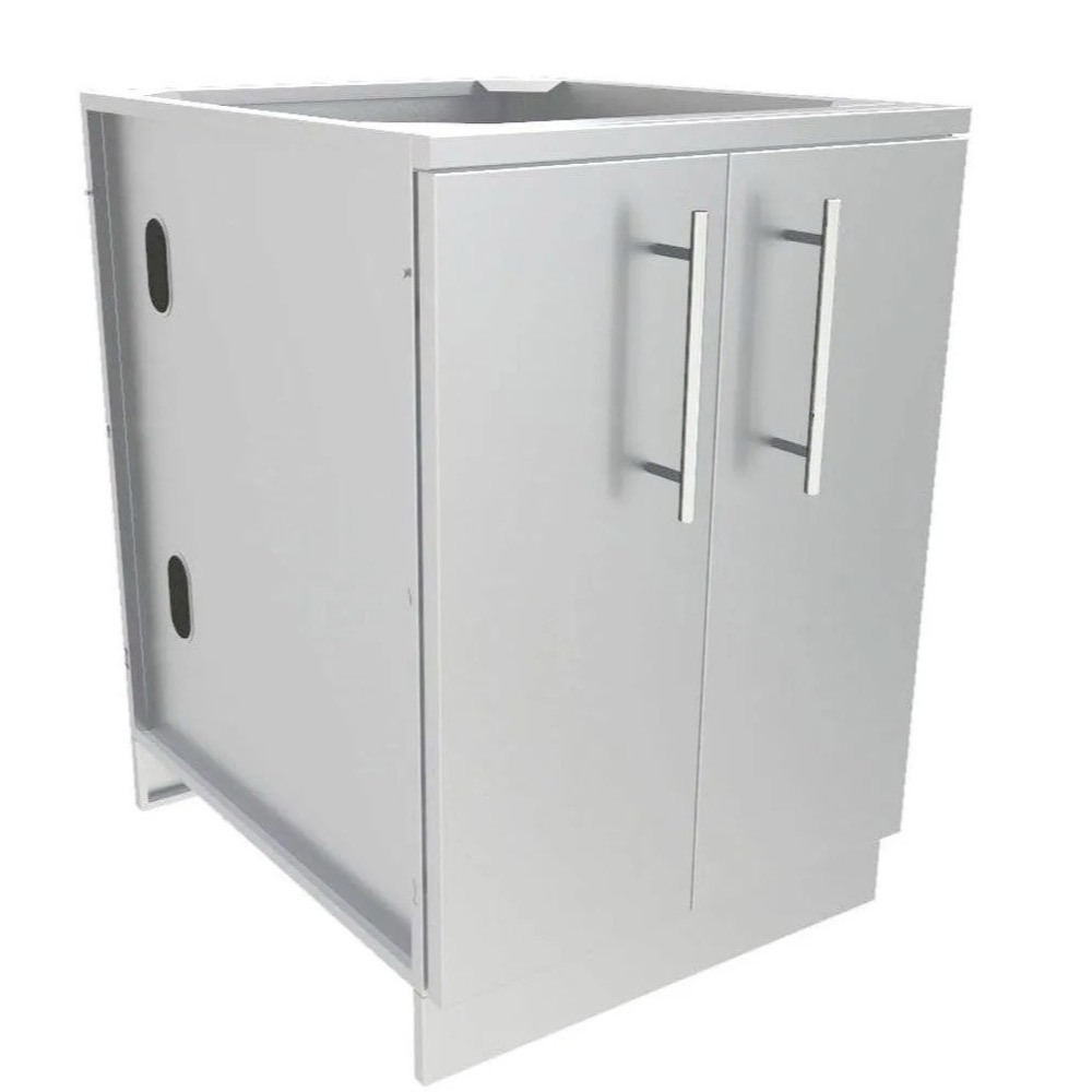 Sunstone Grills 30 Inch 304 Stainless Steel Full Height Double Door Base Cabinet