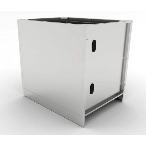 Sunstone 36 Inch 304 Stainless Steel Full Height Double Door Base Cabinet