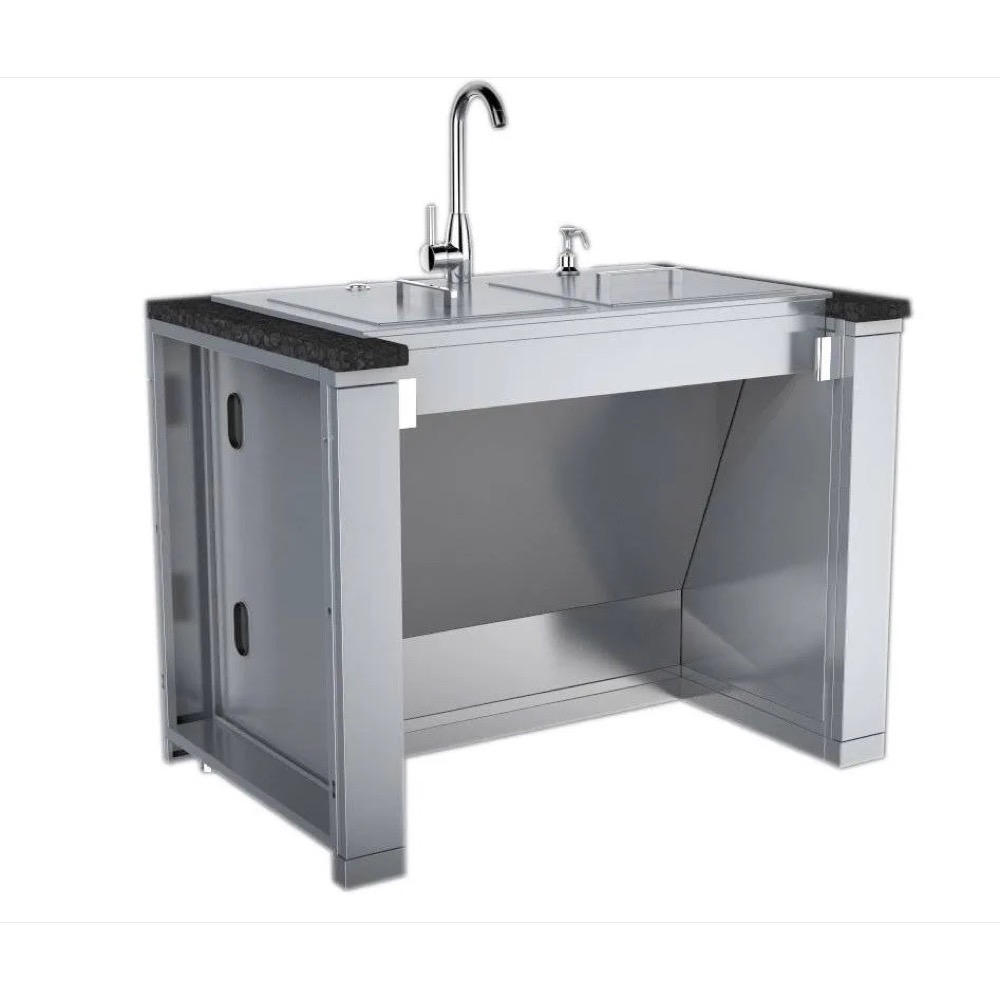 Sunstone 44 Inch ADA Compliant 304 Stainless Steel Sink Base Cabinet