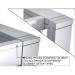 Sunstone 44 Inch ADA Compliant 304 Stainless Steel Sink Base Cabinet