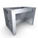 Sunstone 44 Inch ADA Compliant 304 Stainless Steel Sink Base Cabinet