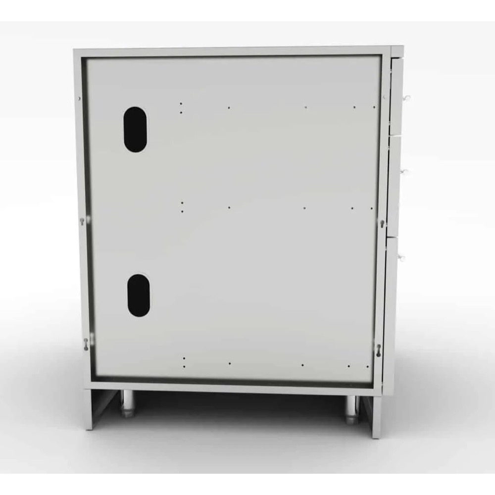 Sunstone Grills 18 Inch 304 Stainless Steel Left Hinged Single Door  and  Drawer Combo Base Cabinet
