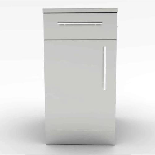 Sunstone Grills 18 Inch 304 Stainless Steel Left Hinged Single Door  and  Drawer Combo Base Cabinet