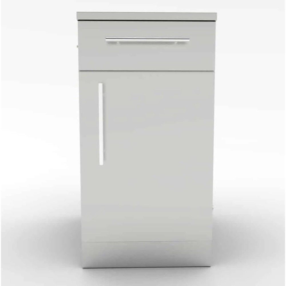 Sunstone Grills 18 Inch 304 Stainless Steel Right Hinged Single Door  and  Drawer Combo Base Cabinet
