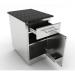 Sunstone Grills 18 Inch 304 Stainless Steel Right Hinged Single Door  and  Drawer Combo Base Cabinet