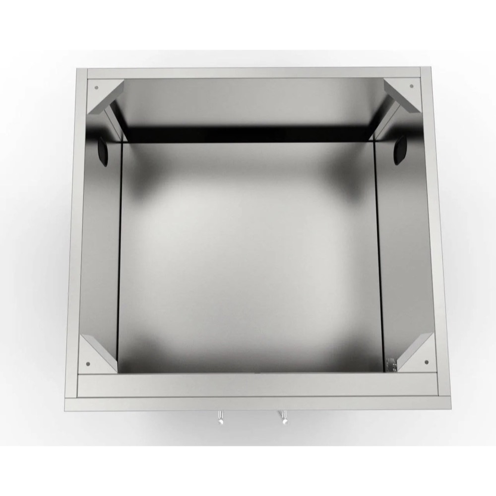 Sunstone 30 Inch 304 Stainless Steel Double Door  and  Drawer Combo Base Cabinet