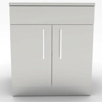 Sunstone 30 Inch 304 Stainless Steel Double Door and Drawer Combo Base Cabinet SBC30CDD 350