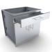 Sunstone 36 Inch 304 Stainless Steel Double Door  and  Drawer Combo Base Cabinet