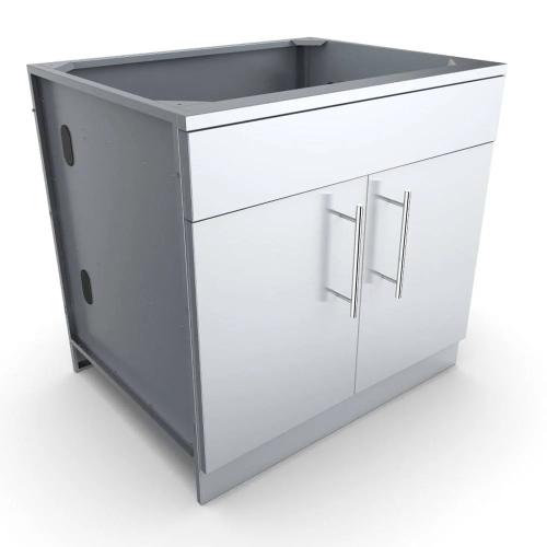 Sunstone 36 Inch 304 Stainless Steel Double Door  and  Drawer Combo Base Cabinet