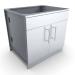 Sunstone 36 Inch 304 Stainless Steel Double Door  and  Drawer Combo Base Cabinet