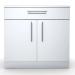 Sunstone 36 Inch 304 Stainless Steel Double Door  and  Drawer Combo Base Cabinet
