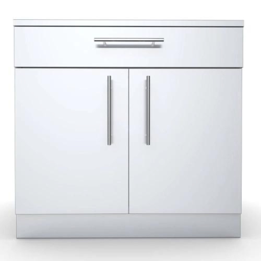 Sunstone Grills 36 Inch 304 Stainless Steel Double Door  and  Drawer Combo Base Cabinet
