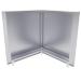 Sunstone Grills 31 Inch 304 Stainless Steel 90 Degree Base Cabinet Back Panel