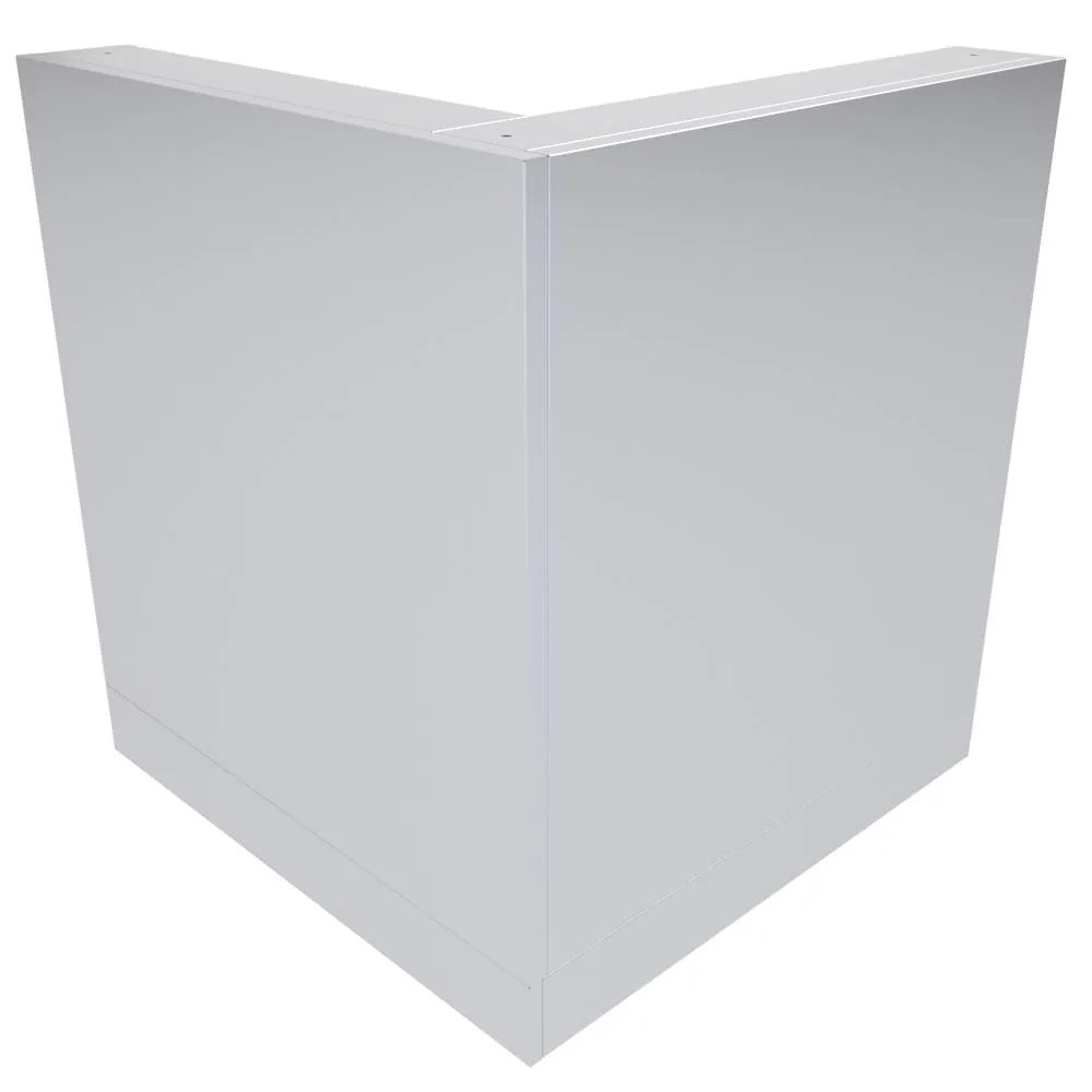 Sunstone Grills 31 Inch 304 Stainless Steel 90 Degree Base Cabinet Back Panel
