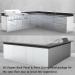Sunstone Grills 31 Inch 304 Stainless Steel 90 Degree Base Cabinet Back Panel