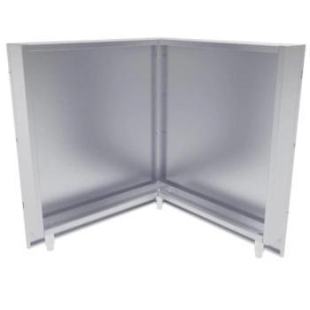 Sunstone Grills 31 Inch 304 Stainless Steel 90 Degree Base Cabinet Back Panel SCC31BP90 350