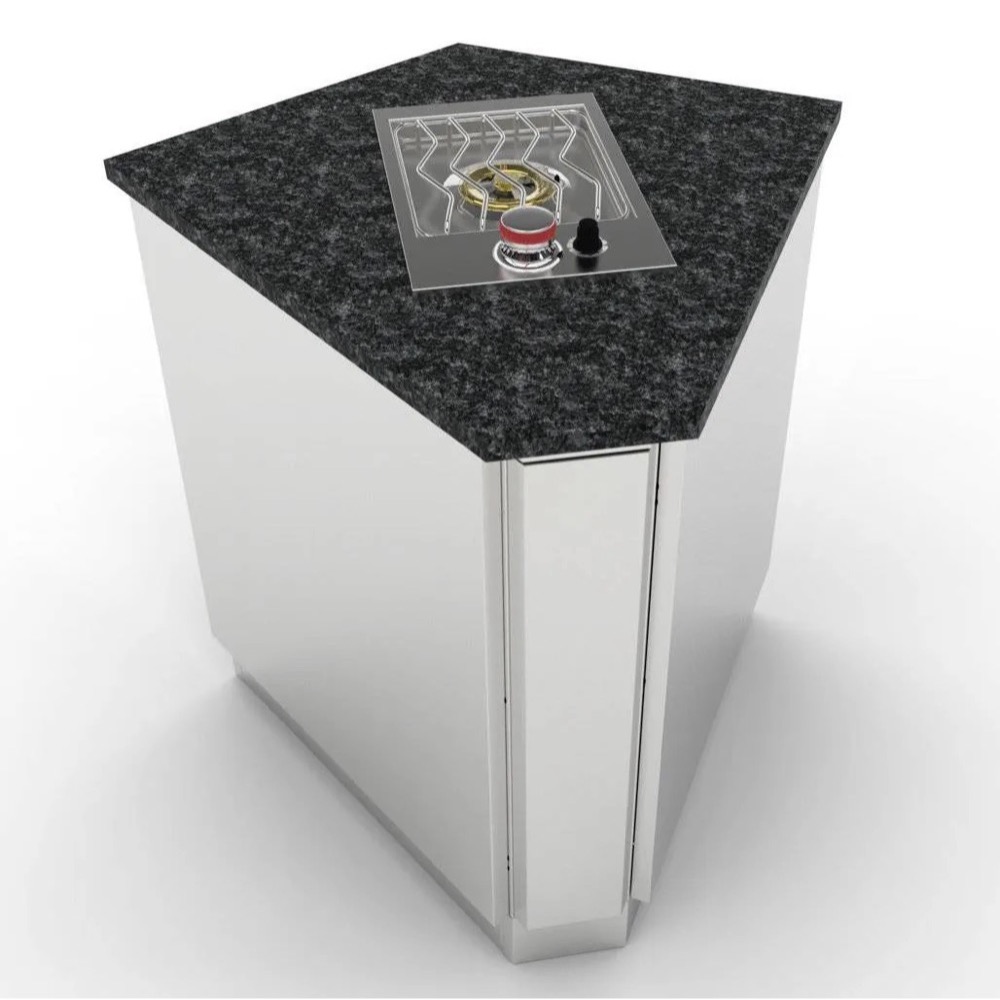 Sunstone Grills 19 Inch 304 Stainless Steel 30 Degree Base Cabinet