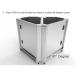 Sunstone 13 Inch 304 Stainless Steel 45 Degree Base Cabinet
