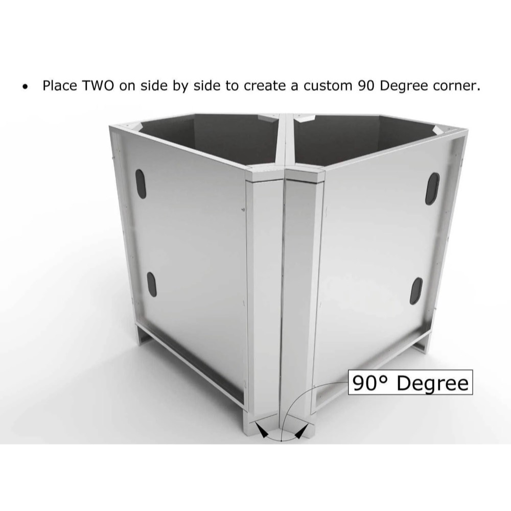 Sunstone 13 Inch 304 Stainless Steel 45 Degree Base Cabinet