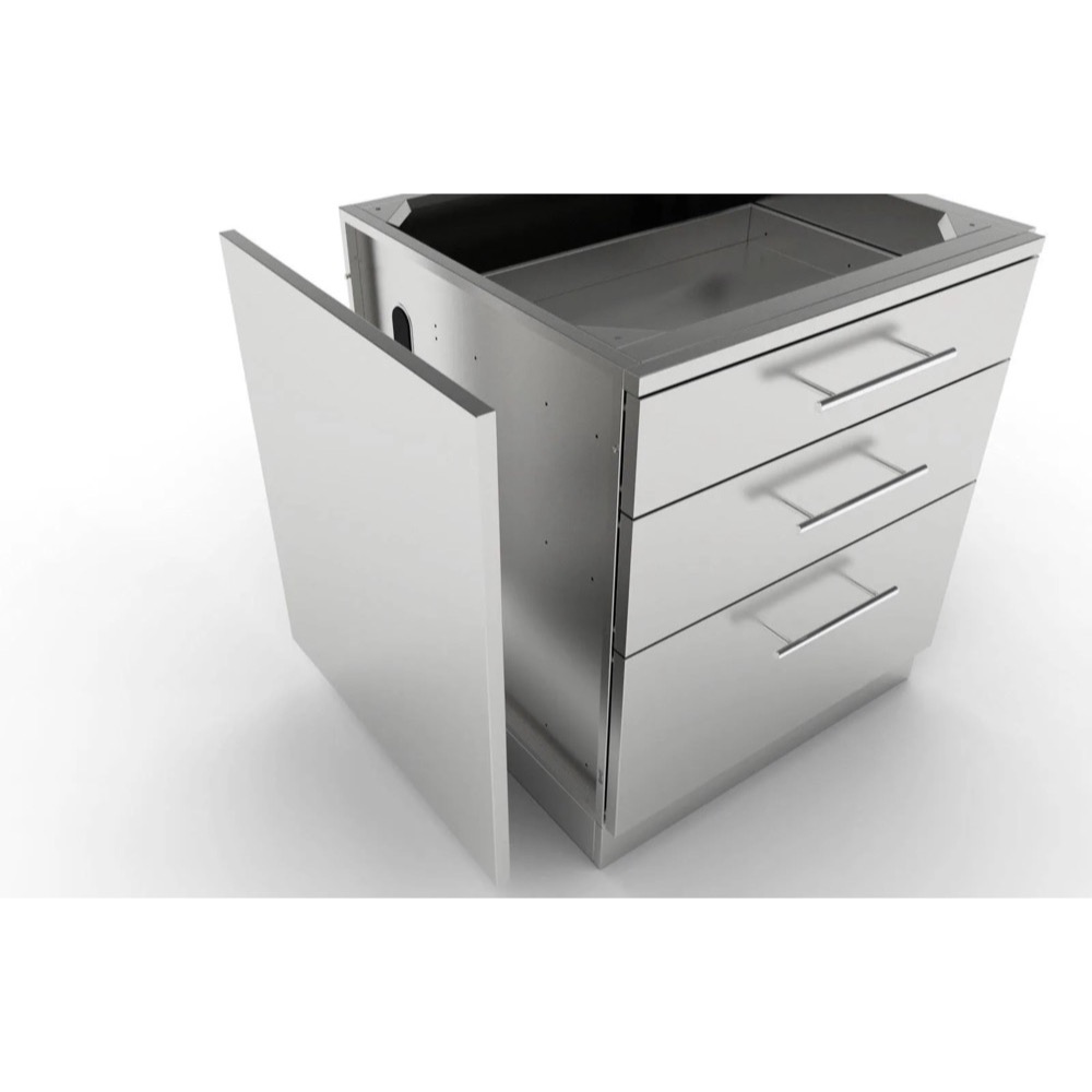 Sunstone Grills 304 Stainless Steel BBQ Island Universal Base End Panel