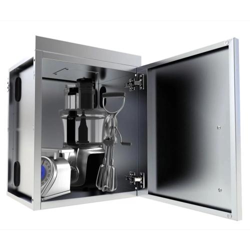 Sunstone Grills 18 Inch 304 Stainless Steel Right Hinged Single Door Upper Wall Cabinet