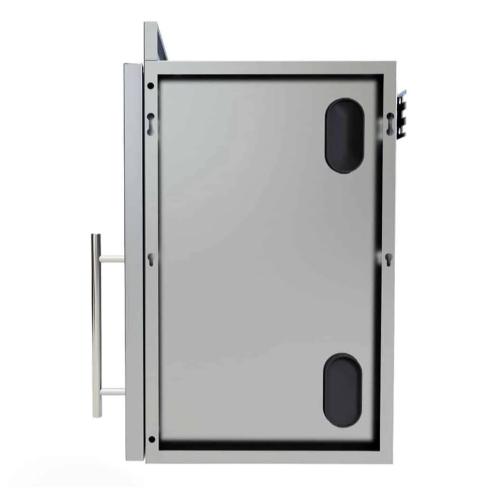 Sunstone Grills 18 Inch 304 Stainless Steel Right Hinged Single Door Upper Wall Cabinet