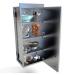 Sunstone Grills 18 Inch 304 Stainless Steel Right Hinged Full Height Single Door Upper Wall Cabinet
