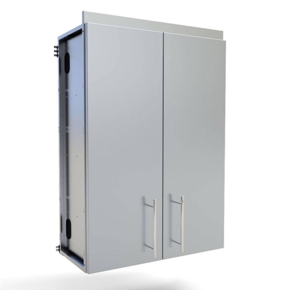 Sunstone Grills 30 Inch 304 Stainless Steel Full Height Double Door Upper Wall Cabinet