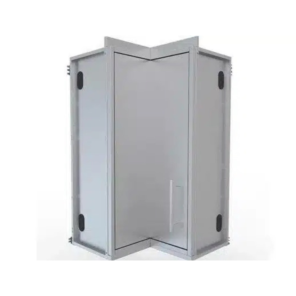Sunstone Grills 24 Inch 304 Stainless Steel Full Height Upper Wall Corner Cabinet with Swivel Shelves