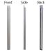 Sunstone Grills 3 Inch 304 Stainless Steel Spacer Panel for Full Height Upper Wall Cabinet