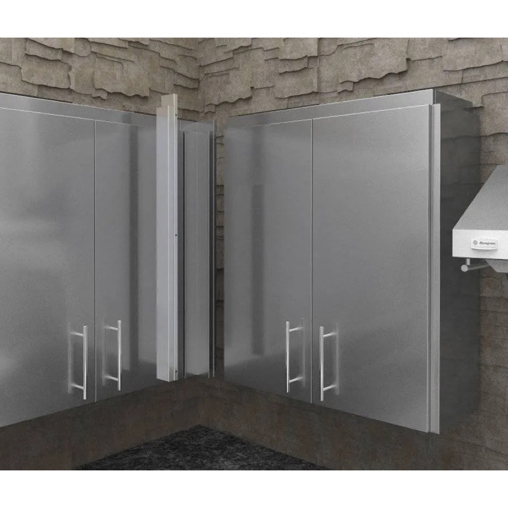 Sunstone Grills 3 Inch 304 Stainless Steel Spacer Panel for Full Height Upper Wall Cabinet