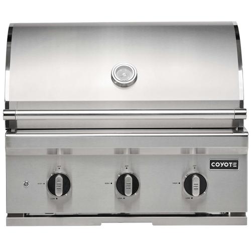 Coyote C Series 30 inch 3 Burner Built In Natural Gas Grill
