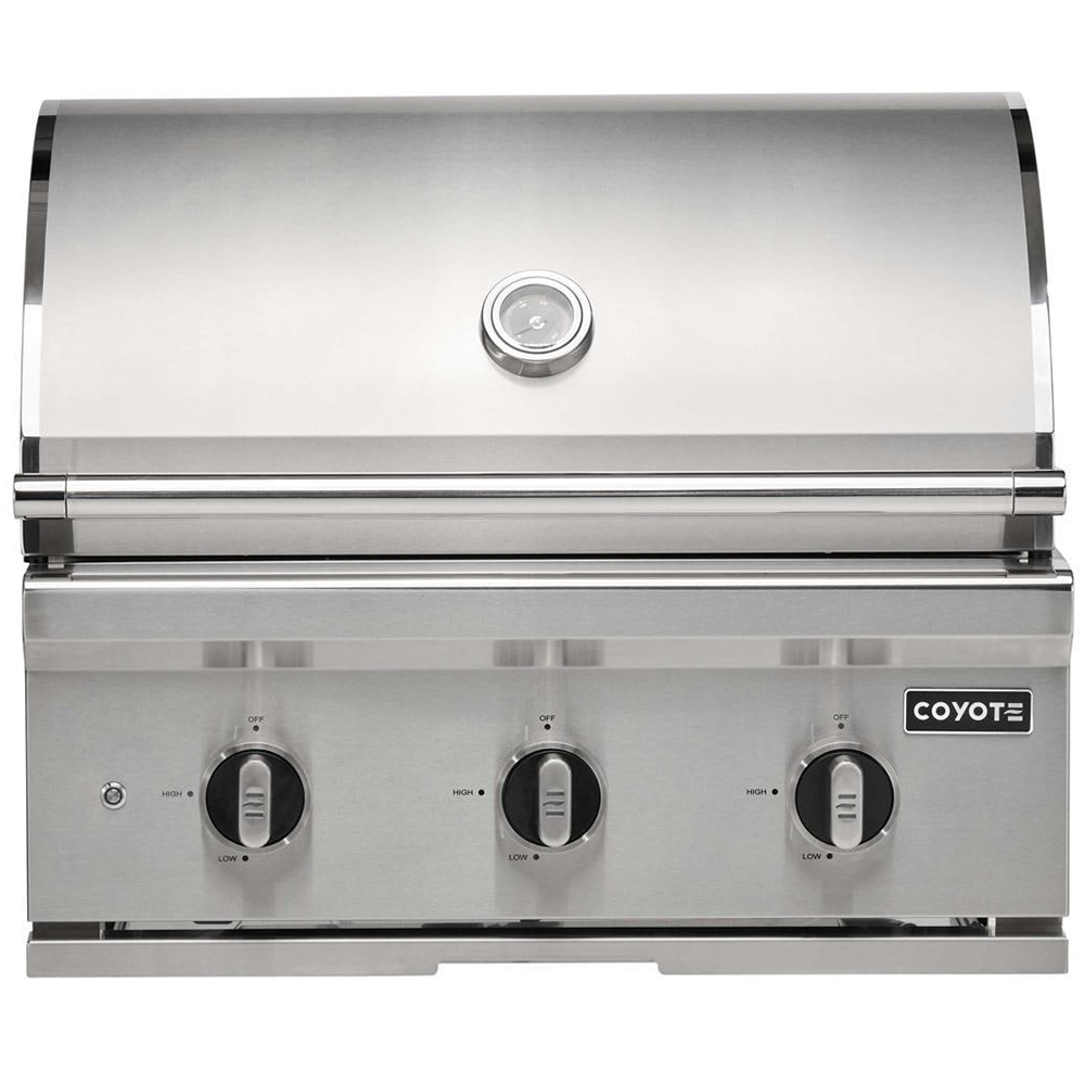 Coyote C Series 30 inch 3 Burner Built In Natural Gas Grill