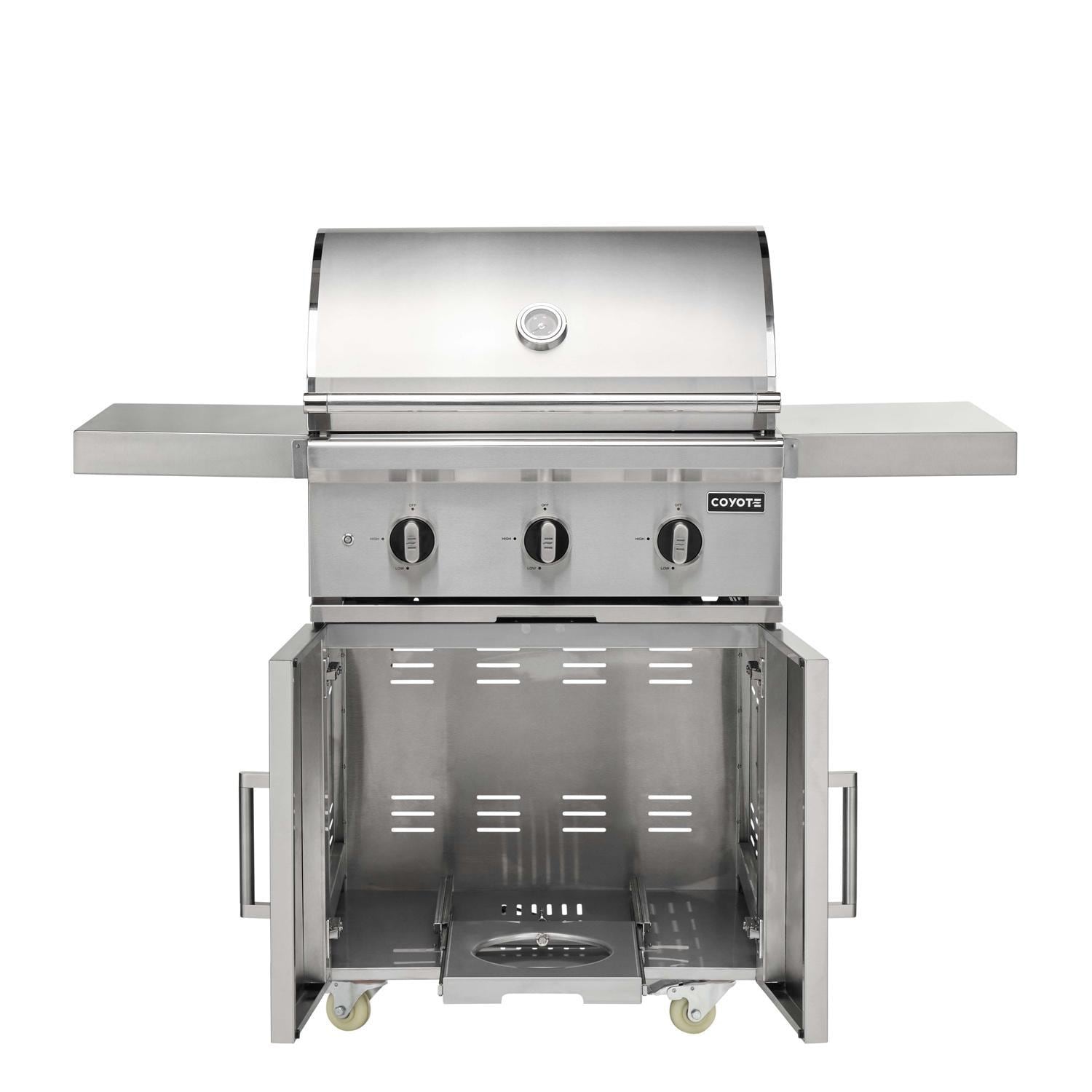Coyote C Series 30 inch 3 Burner Freestanding Propane Gas Grill