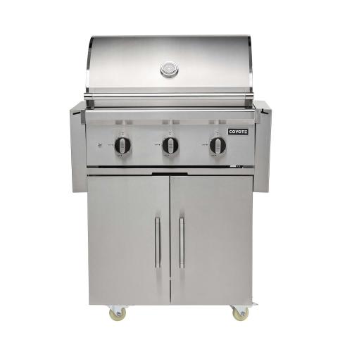 Coyote C Series 30 inch 3 Burner Freestanding Propane Gas Grill