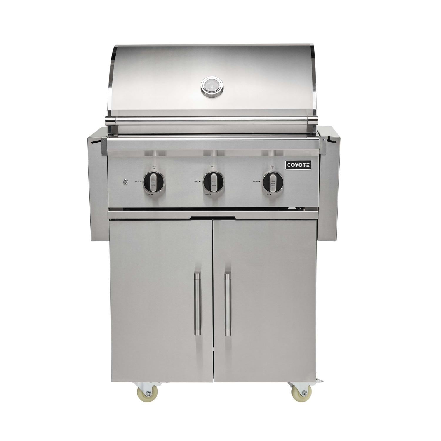Coyote C Series 30 inch 3 Burner Freestanding Propane Gas Grill