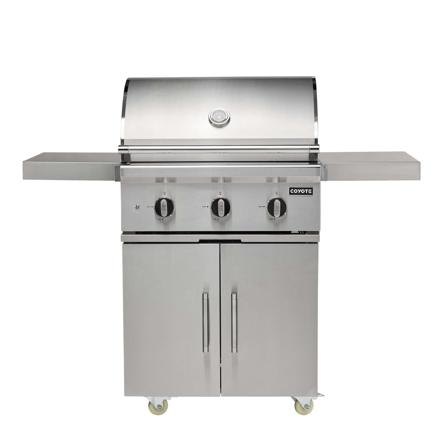 Coyote C Series 30 inch 3 Burner Freestanding Natural Gas Grill