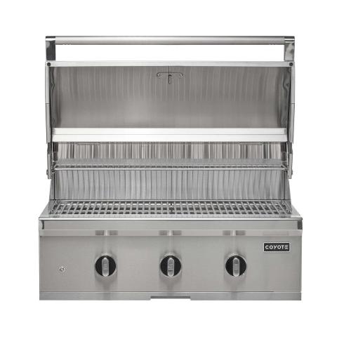 Coyote C Series 34 inch 3 Burner Built In Propane Gas Grill