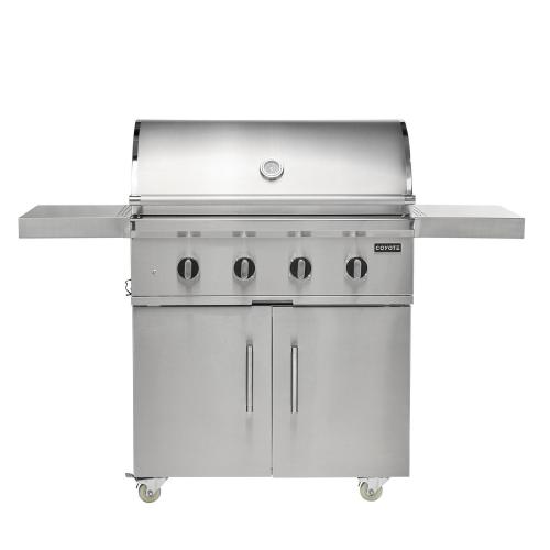 Coyote CL Series 36 inch 4 Burner Freestanding Propane Gas Grill