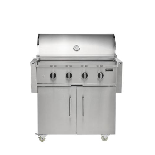 Coyote CL Series 36 inch 4 Burner Freestanding Propane Gas Grill