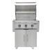 Coyote SL Series 30 Inch 2 Burner Freestanding Natural Gas Grill with Sear Burner  and  Rotisserie