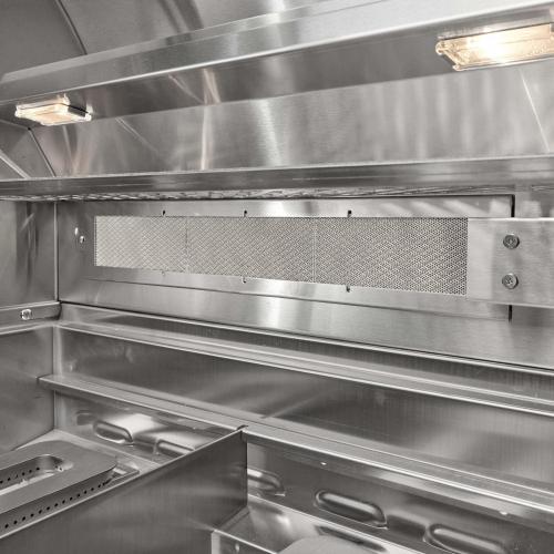 Coyote SL Series 36 Inch 4 Burner Built In Propane Gas Grill with Sear Burner  and  Rotisserie