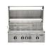 Coyote SL Series 36 Inch 4 Burner Built In Natural Gas Grill with Sear Burner  and  Rotisserie