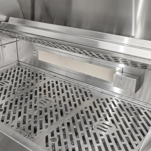 Coyote SL Series 36 Inch 4 Burner Freestanding Natural Gas Grill with Sear Burner  and  Rotisserie