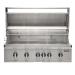 Coyote SL Series 42 Inch 5 Burner Built In Natural Gas Grill with Sear Burner  and  Rotisserie