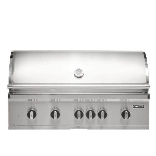 Coyote SL Series 42 Inch 5 Burner Built In Natural Gas Grill with Sear Burner  and  Rotisserie