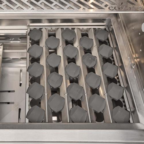 Coyote SL Series 42 Inch 5 Burner Freestanding Propane Gas Grill with Sear Burner  and  Rotisserie